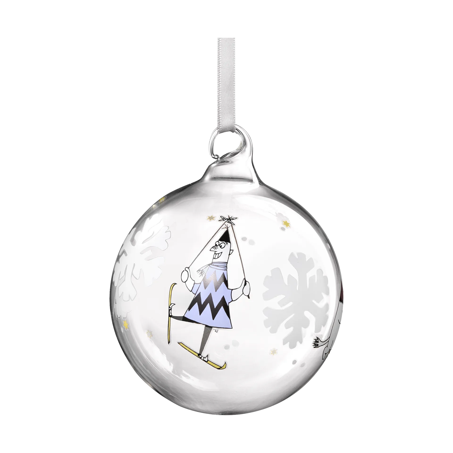 Moomin Christmas bauble Ø9 cm, Snowflake Muurla