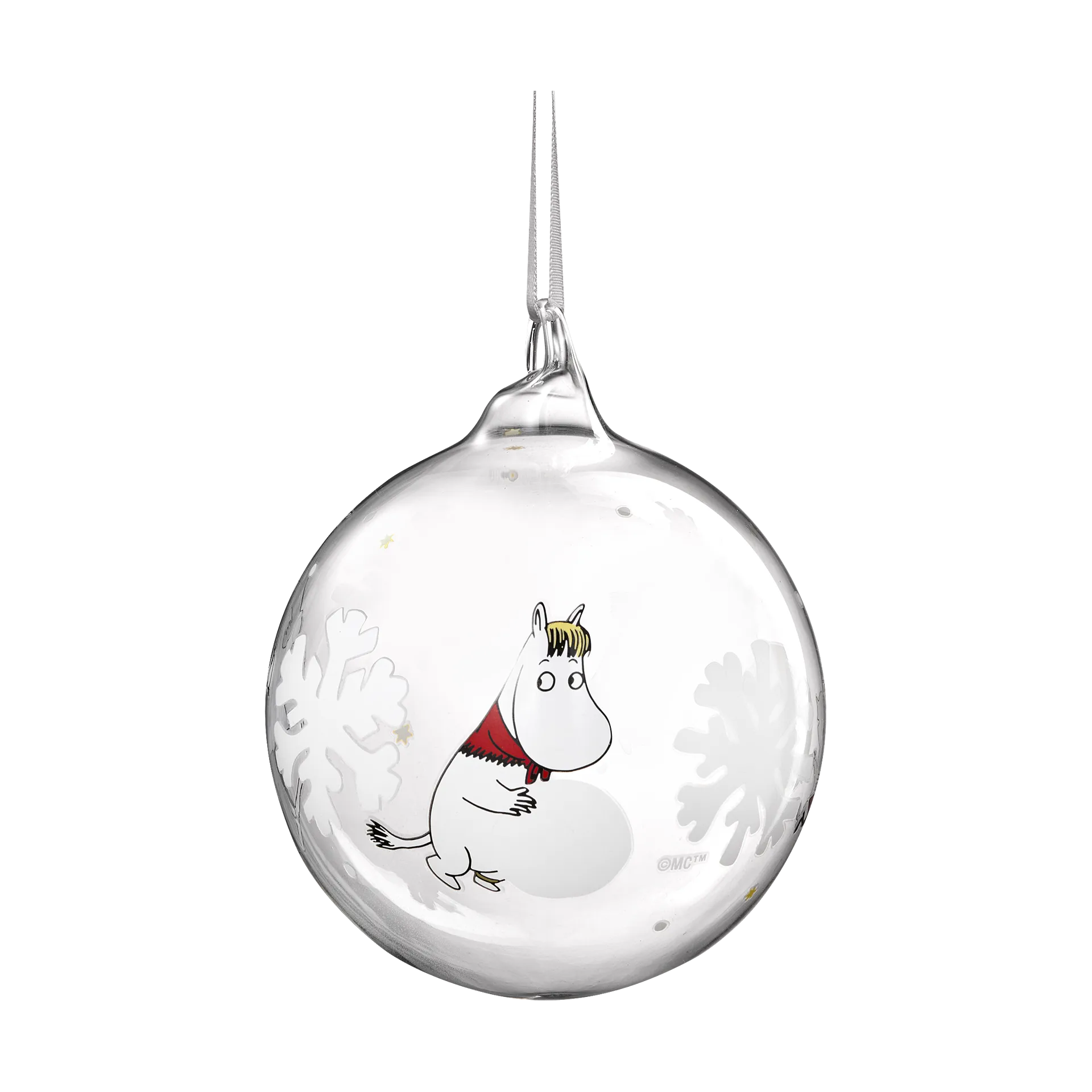 Moomin Christmas bauble Ø9 cm, Snowflake Muurla