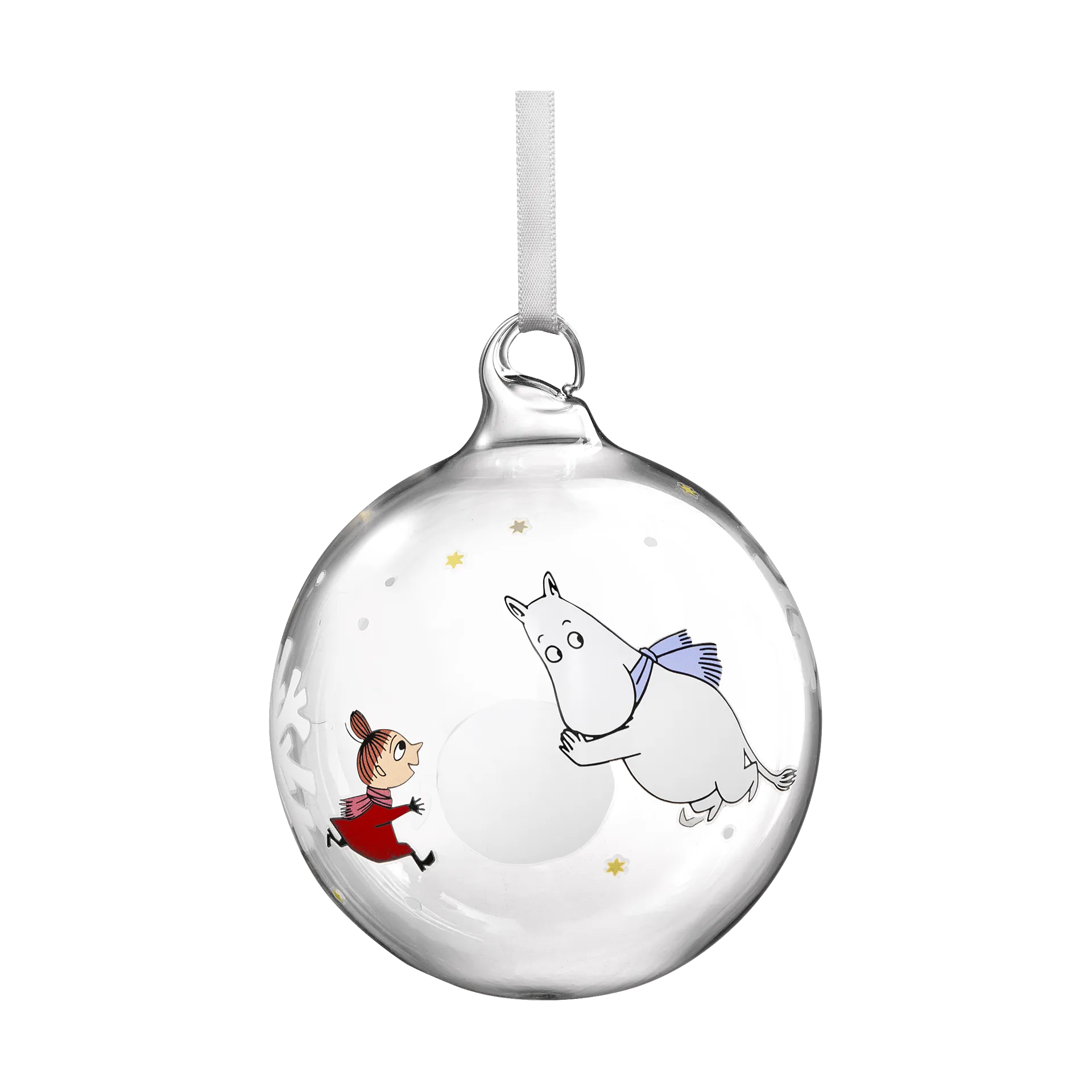 Moomin Christmas bauble Ø9 cm, Snowflake Muurla