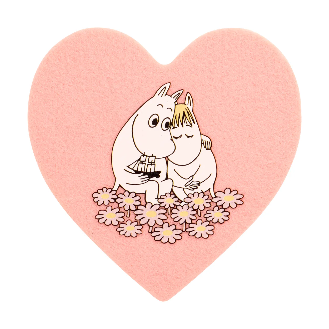 Muurla Moomin coaster set, 4-pack Together | Scandinavian Design | Coasters | Pink