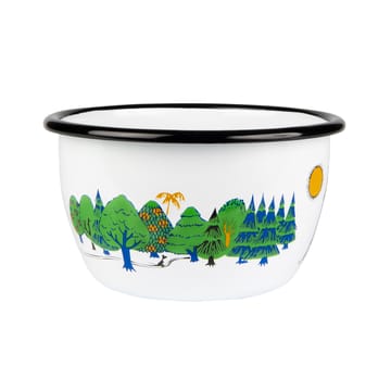 Moomin Colors enamel bowl 60 cl - Moomin valley - Muurla
