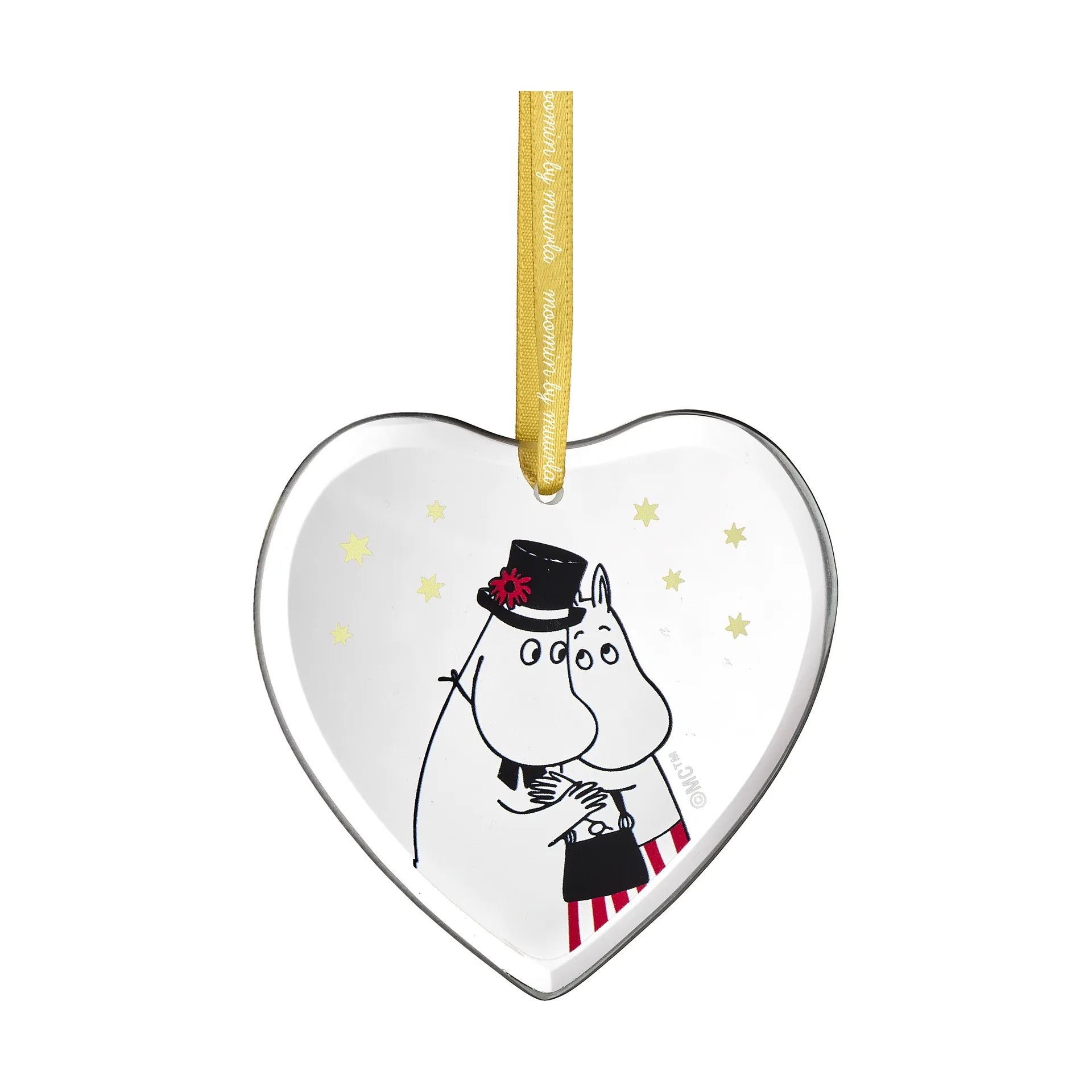 Moomin decorative hanging ornament, Moominmamma and Moominpappa Muurla