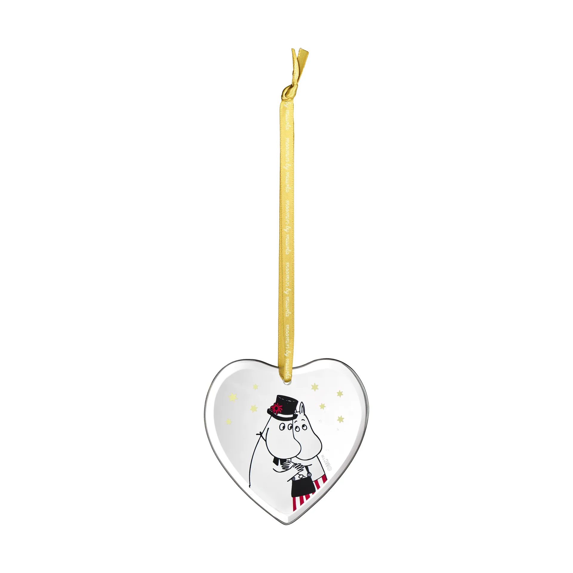 Moomin decorative hanging ornament, Moominmamma and Moominpappa Muurla