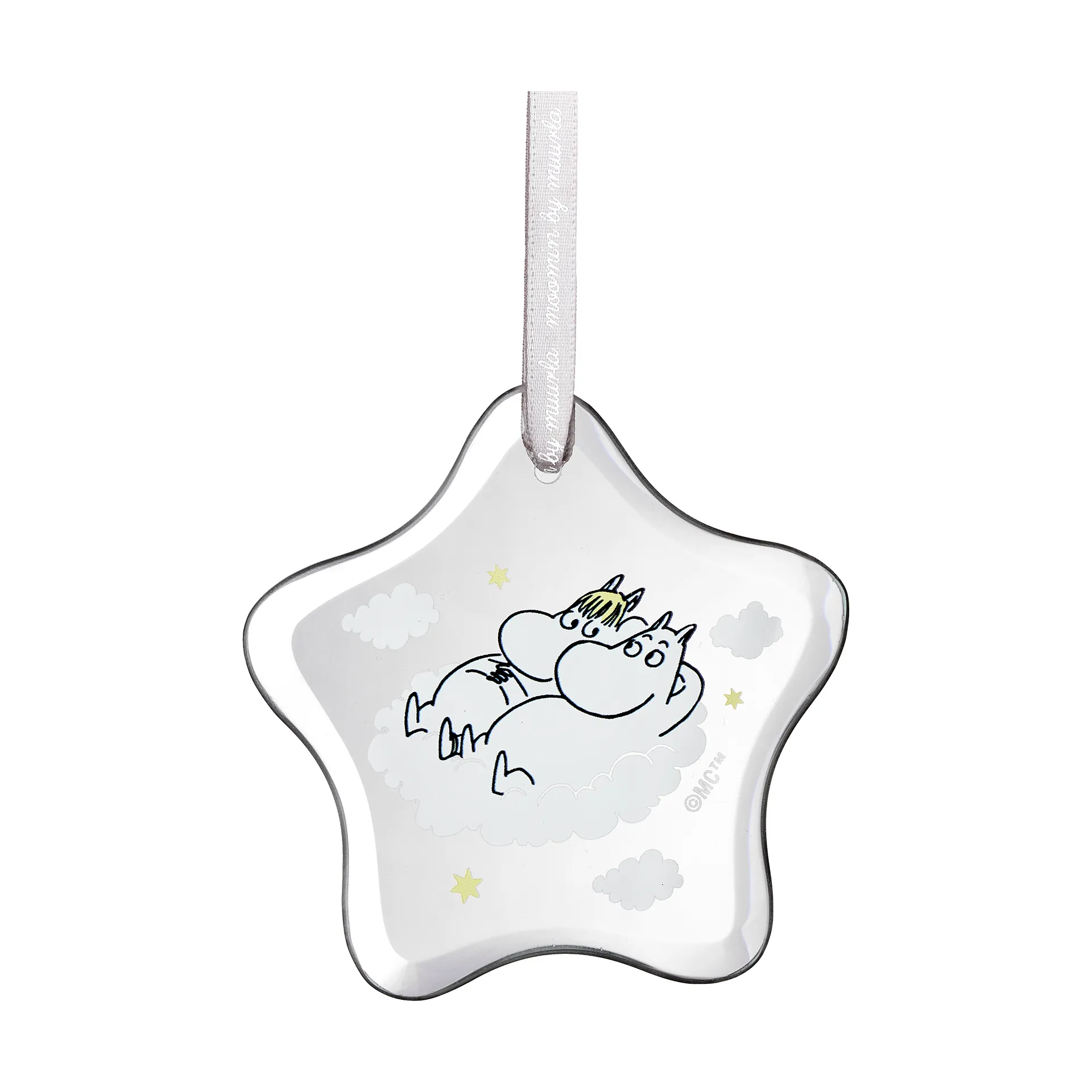 Moomin decorative hanging ornament, Snorkmaiden and Moomin Muurla