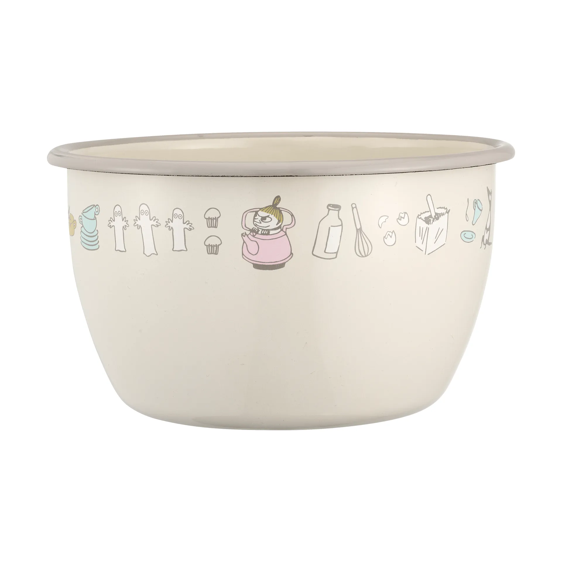 Moomin enamel bowl 2 L, Bon Appétit Muurla