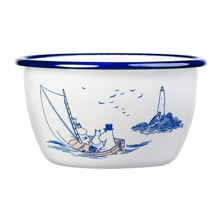 Moomin enamel bowl 60 cl - Sailors - Muurla