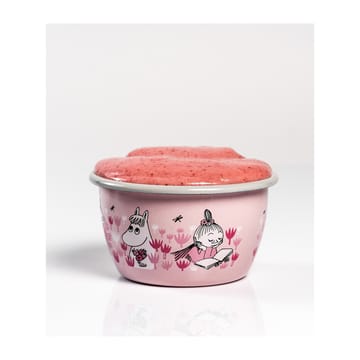 Moomin enamel bowl Girls 30 cl - Pink - Muurla