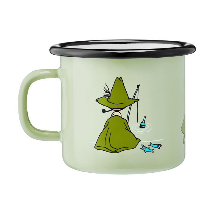 Moomin enamel mug 2.5 dl - Snufkin - Muurla