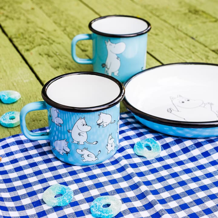 Moomin enamel mug - 2.5 dl - Muurla