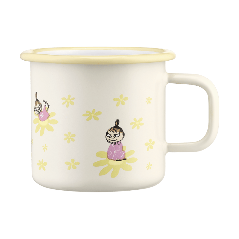 Muurla Moomin enamel mug 37 cl Flowers