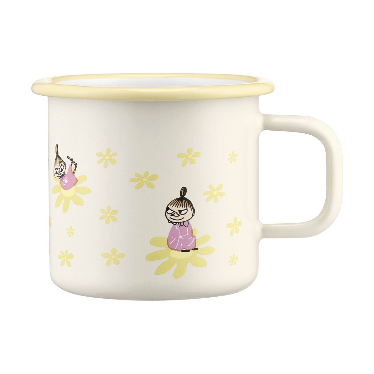 Muurla Moomin enamel mug 37 cl Flowers