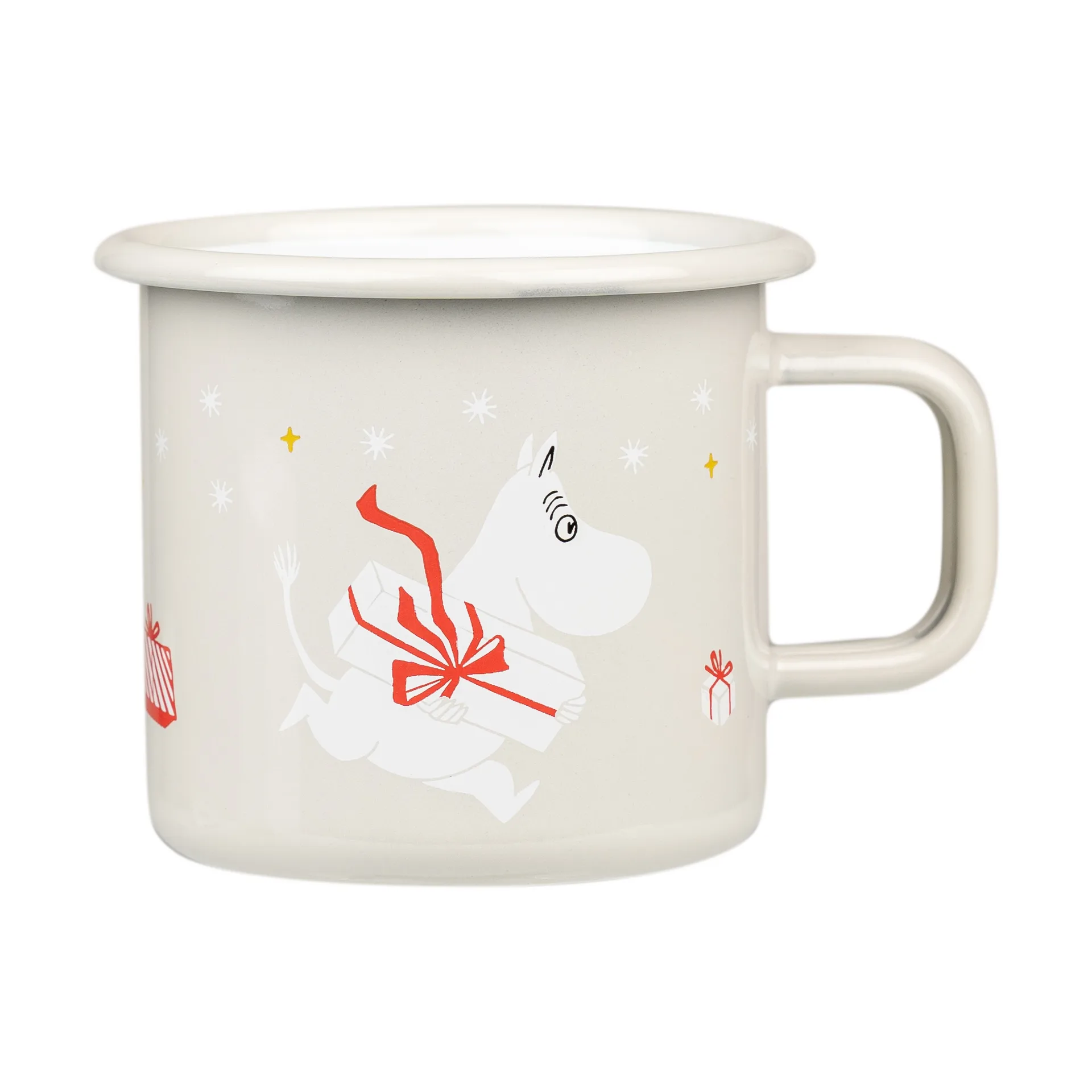 Moomin enamel mug 37 cl, Gifts Muurla