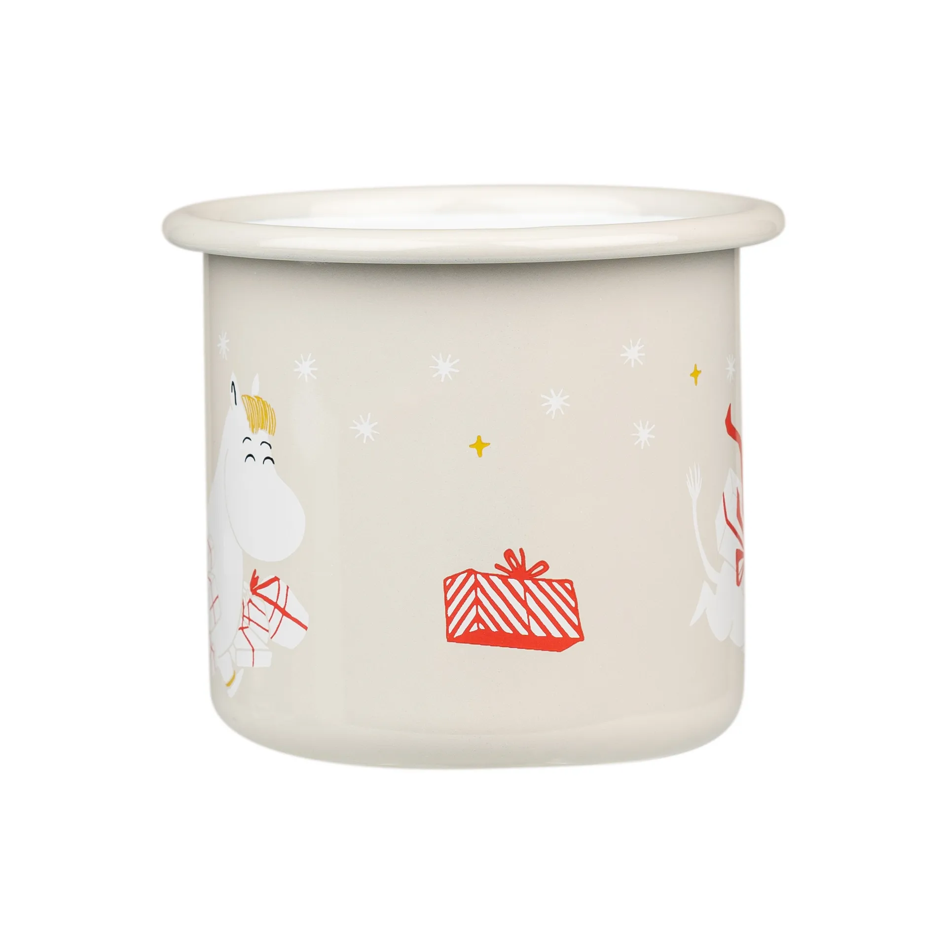 Moomin enamel mug 37 cl, Gifts Muurla