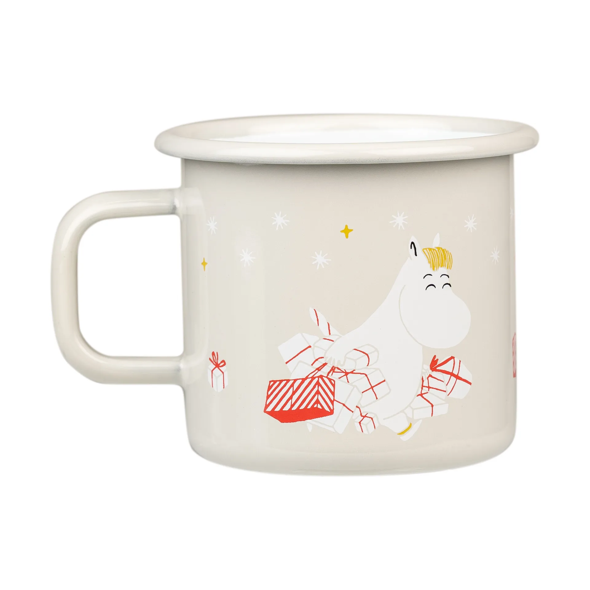 Moomin enamel mug 37 cl, Gifts Muurla