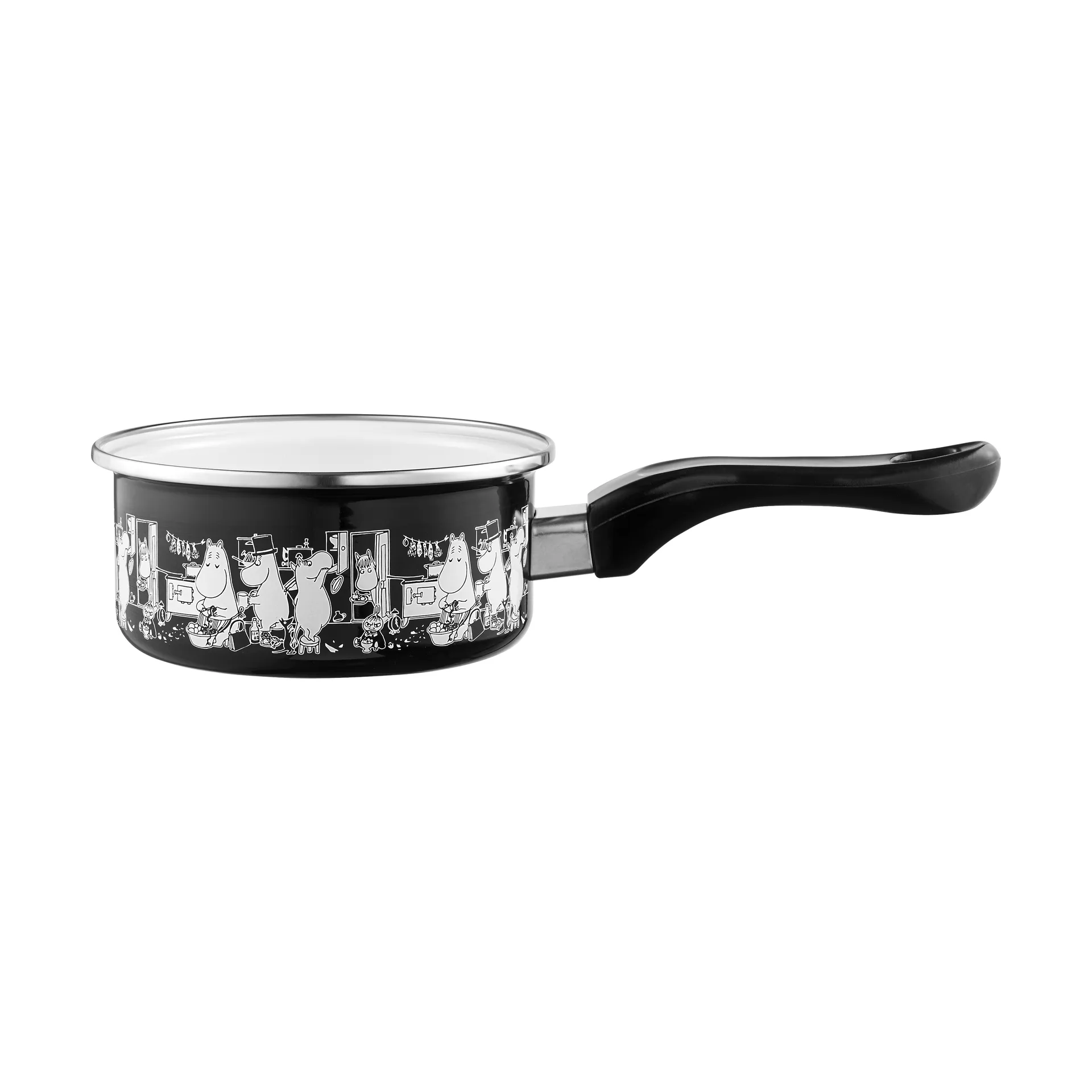 Moomin enamel saucepan 1 L, The Kitchen Muurla