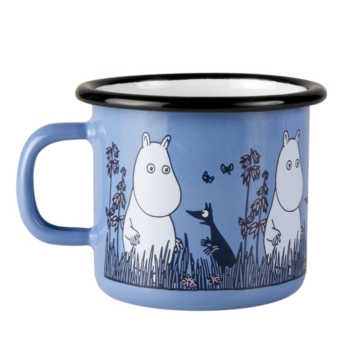 Moomin friends enamel mug 2.5 dl, moomin Muurla