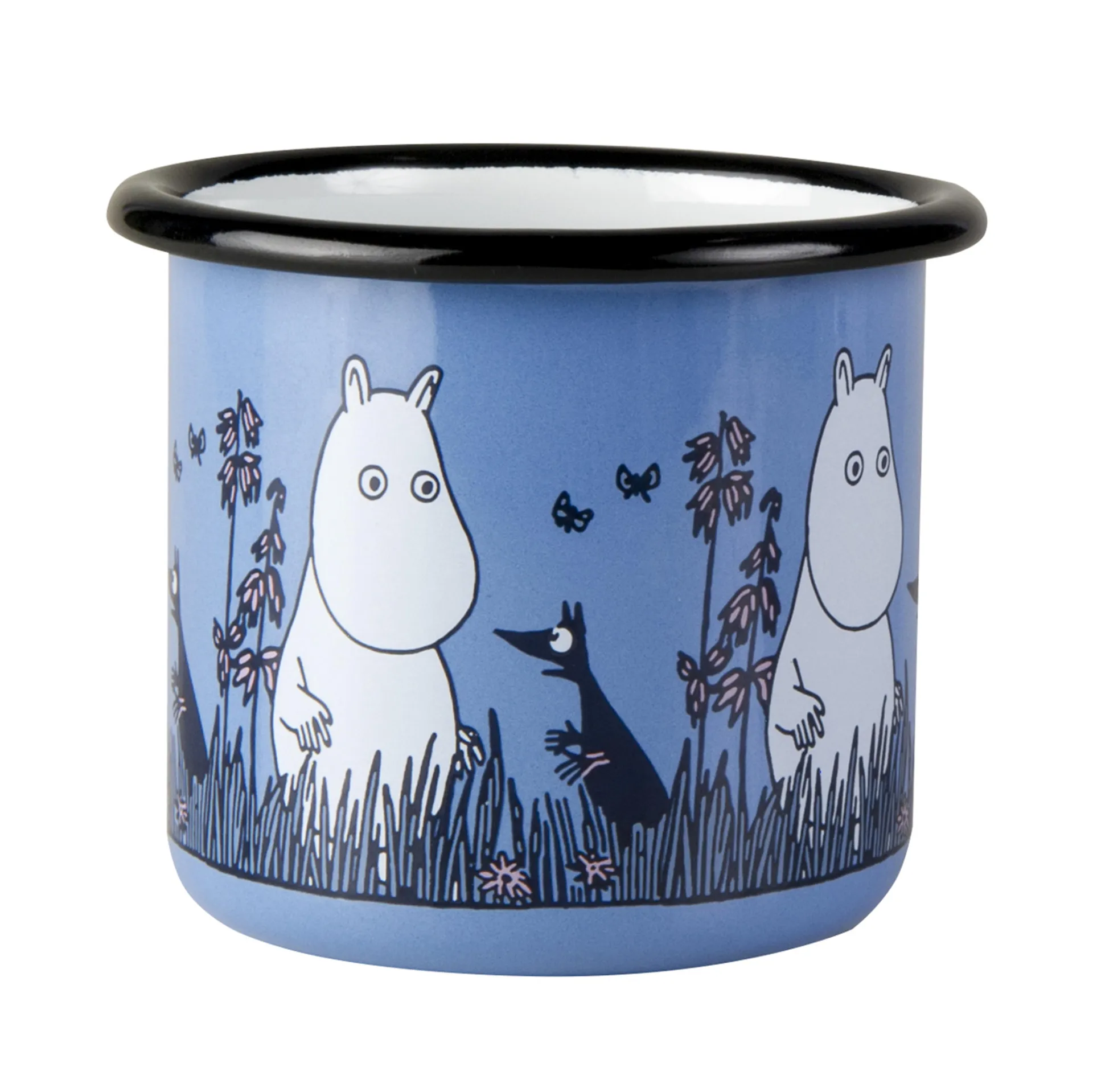Moomin friends enamel mug 2.5 dl, moomin Muurla