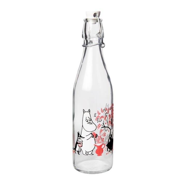 Moomin glass bottle 0.5 l - Berries - Muurla