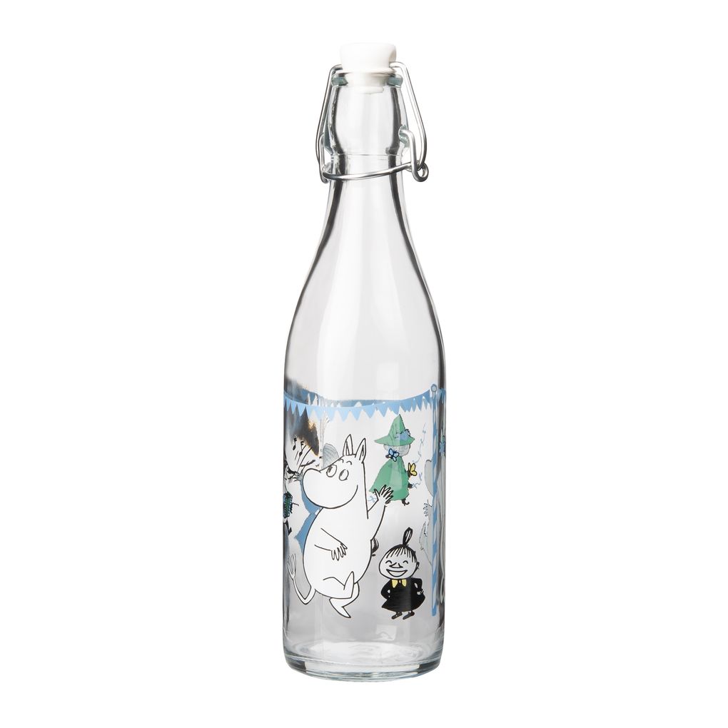 moomin glass water bottle