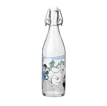Moomin glass bottle 0.5 l - summerparty - Muurla