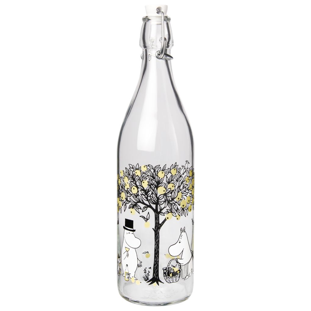 moomin glass water bottle