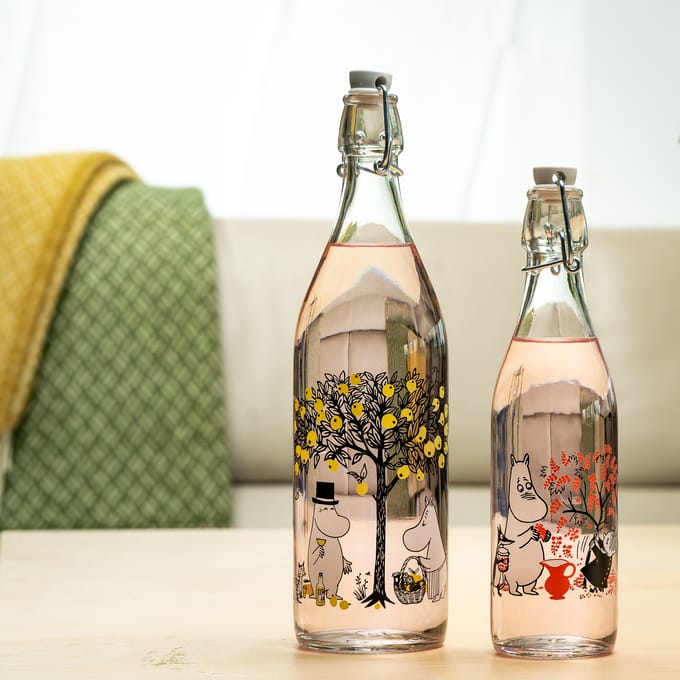 moomin glass water bottle