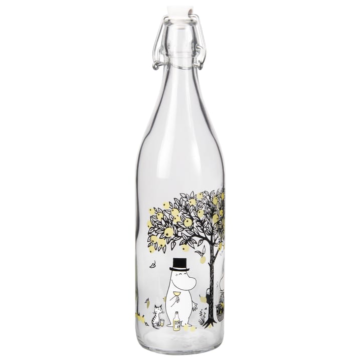 Moomin glass bottle 1 l - Apples - Muurla