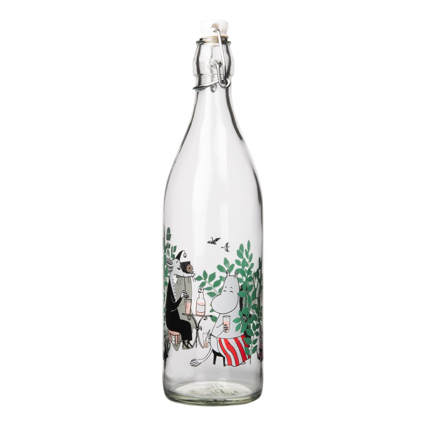 moomin glass water bottle