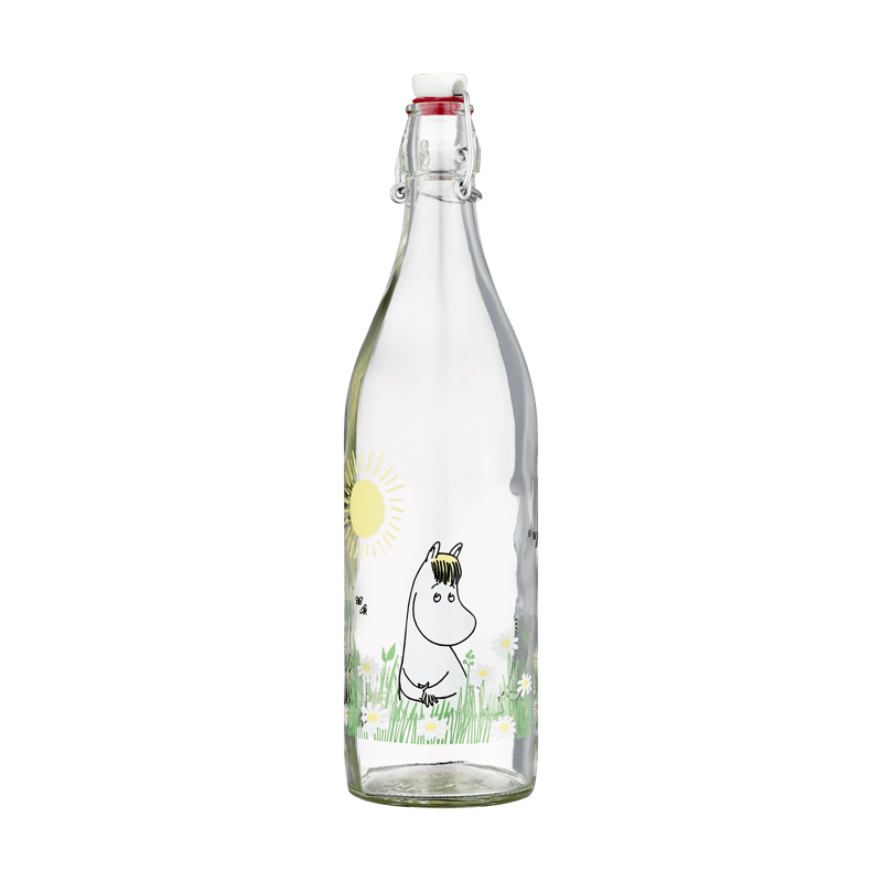 Muurla Moomin glass bottle 1 L Meadow