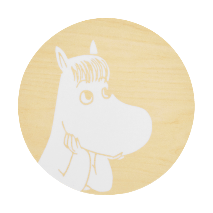 Moomin glass coaster Ø10 cm - Snorkmaiden - Muurla