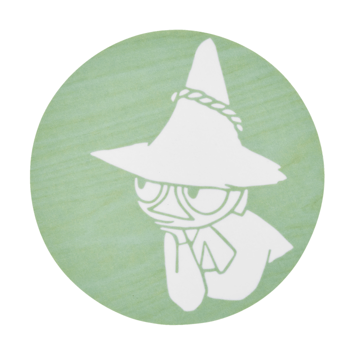 Moomin glass coaster Ø10 cm - Snufkin - Muurla