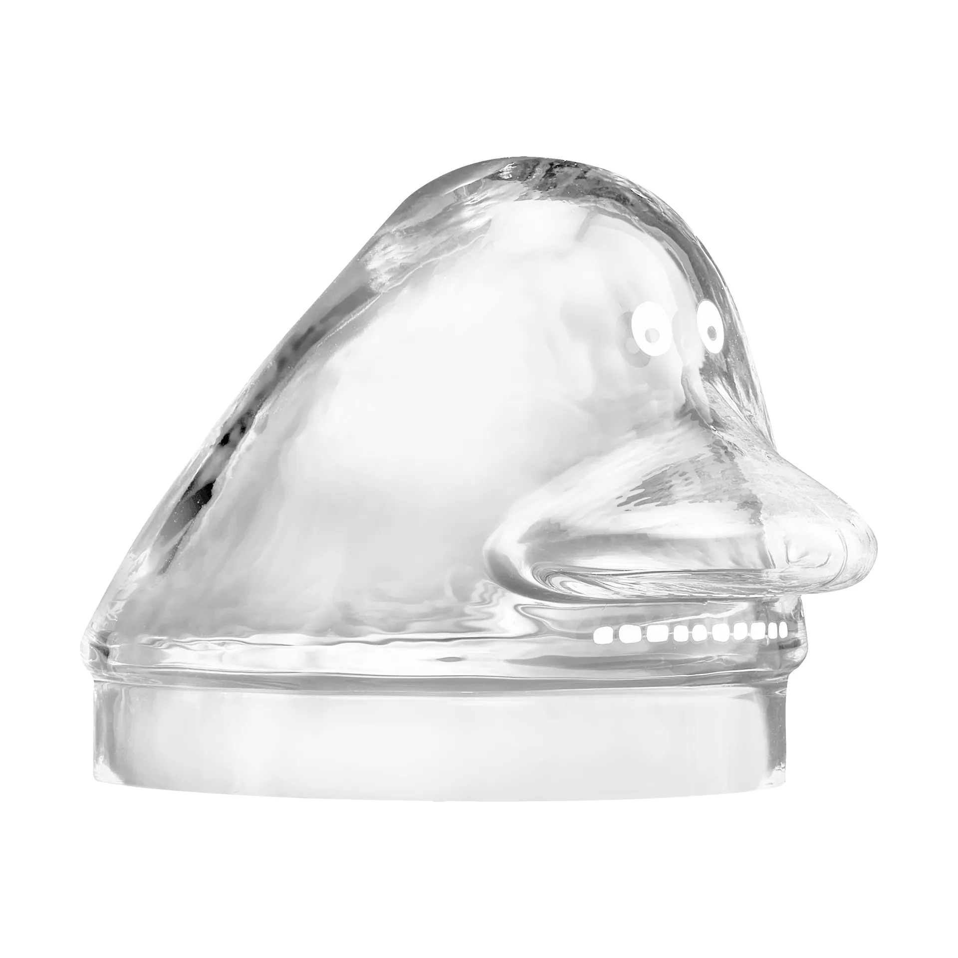 Moomin glass jar, Groke Muurla