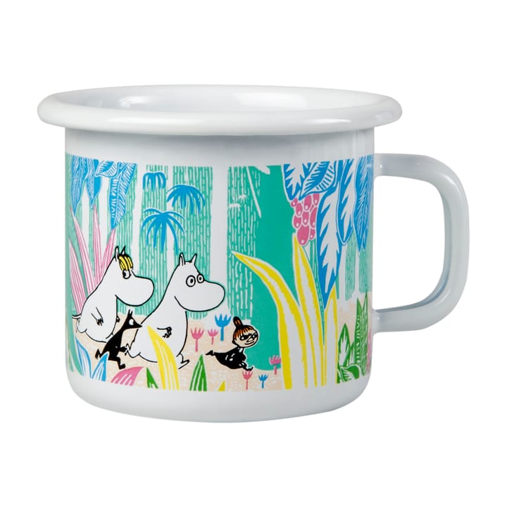 Moomin in the jungle enamel mug - 25 cl - Muurla