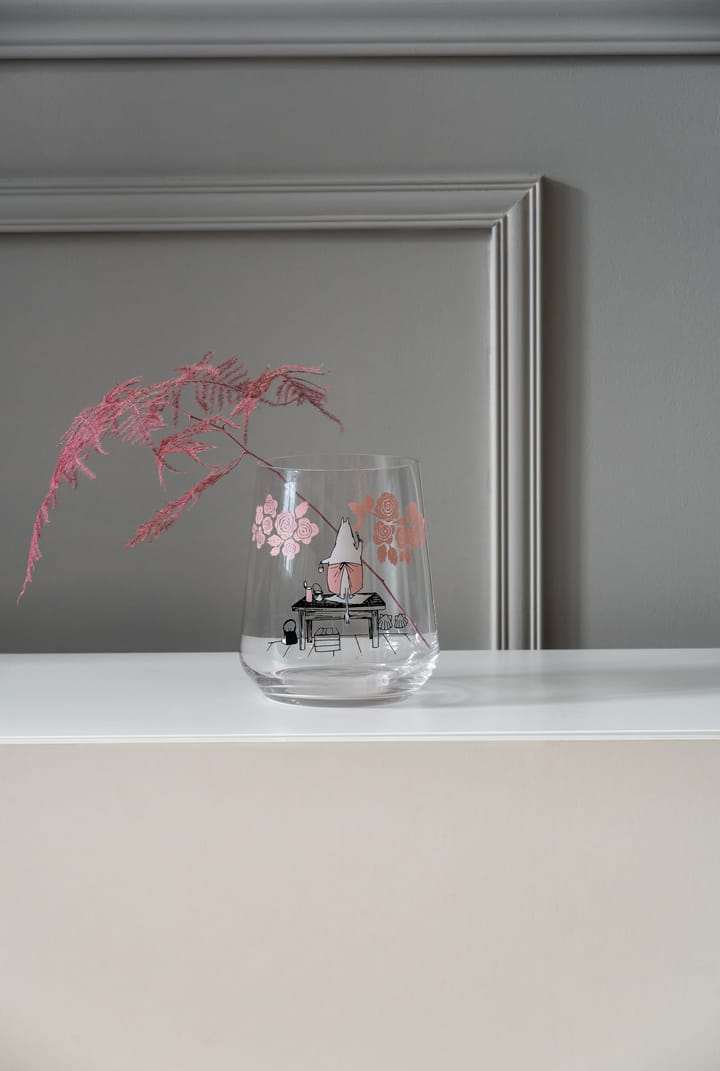 Moomin Originals lantern/vase 17.5 cm - Roses - Muurla