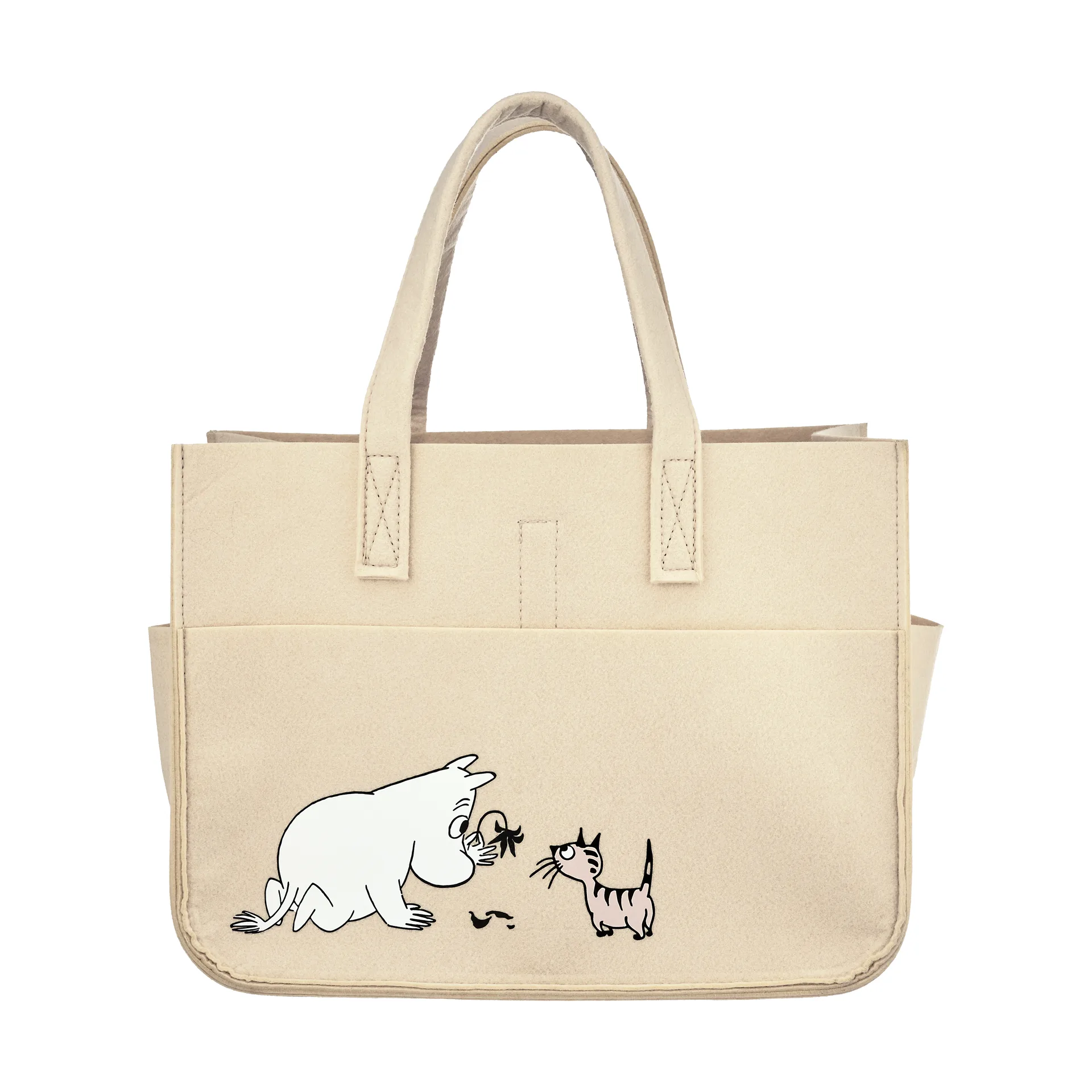 Moomin pets storage basket 25x40 cm, Beige Muurla