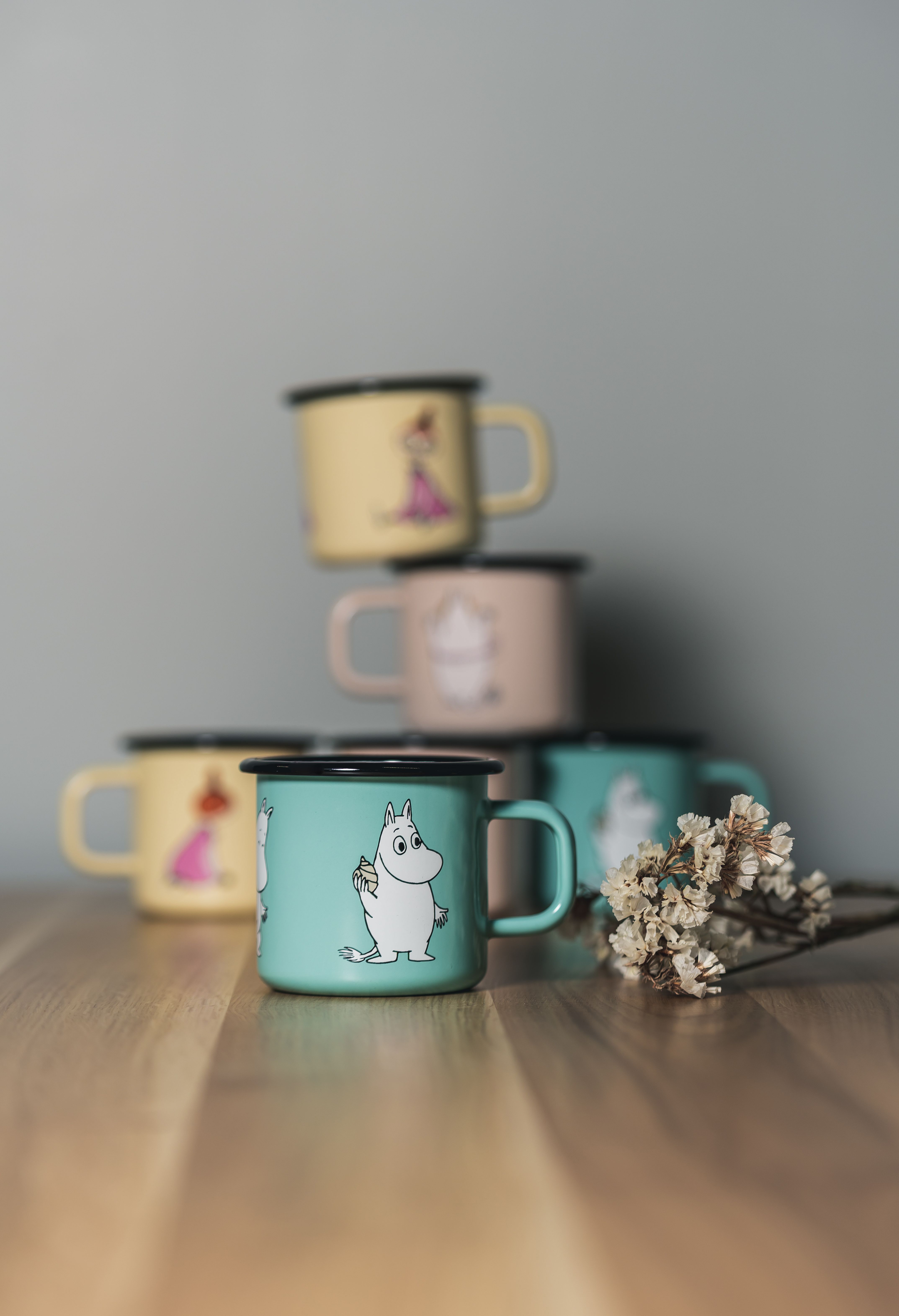 Moomin Enamel Mug - Retro Mint - Thumbnail 5