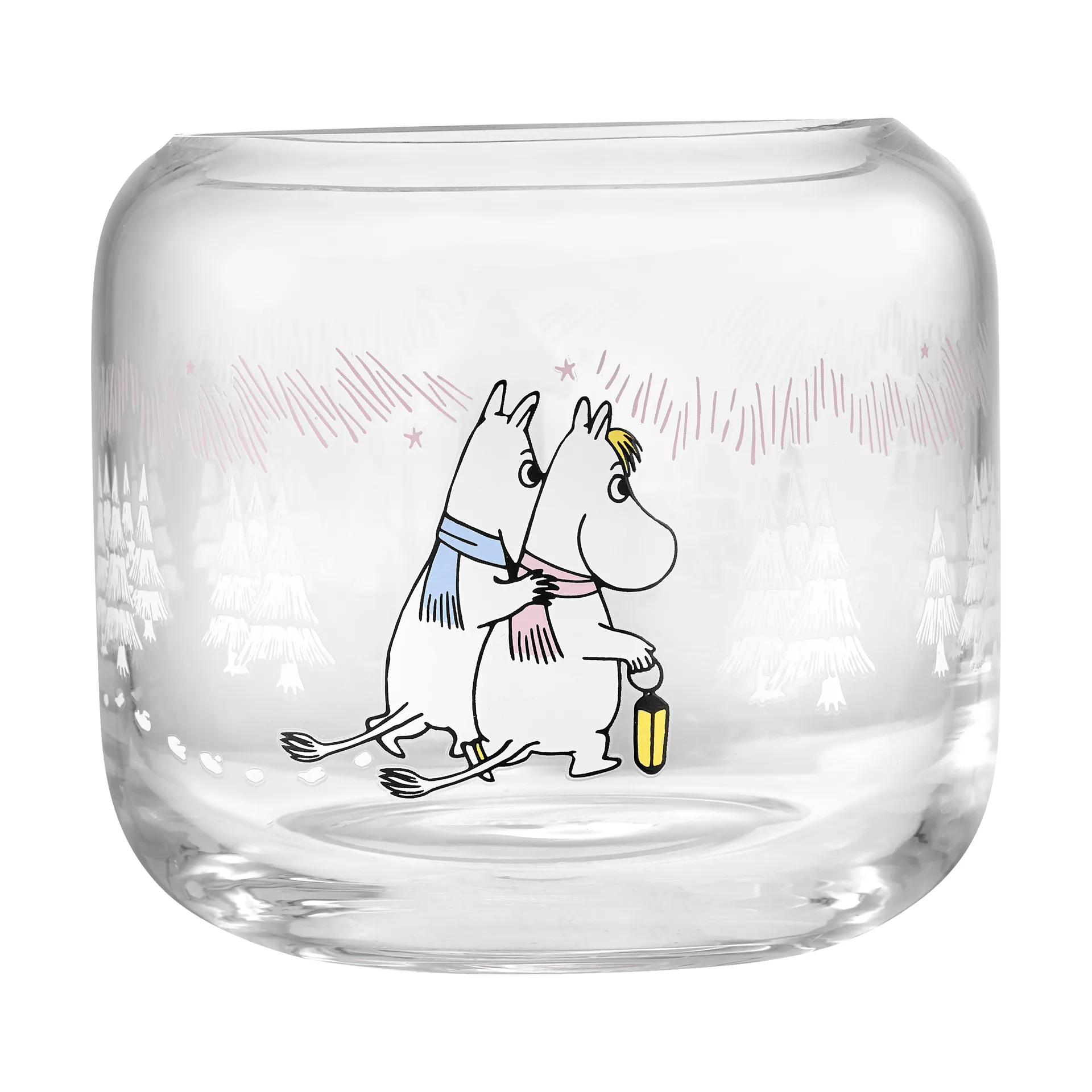 Moomin tealight holder Ø9x8 cm, Frosty Day Muurla