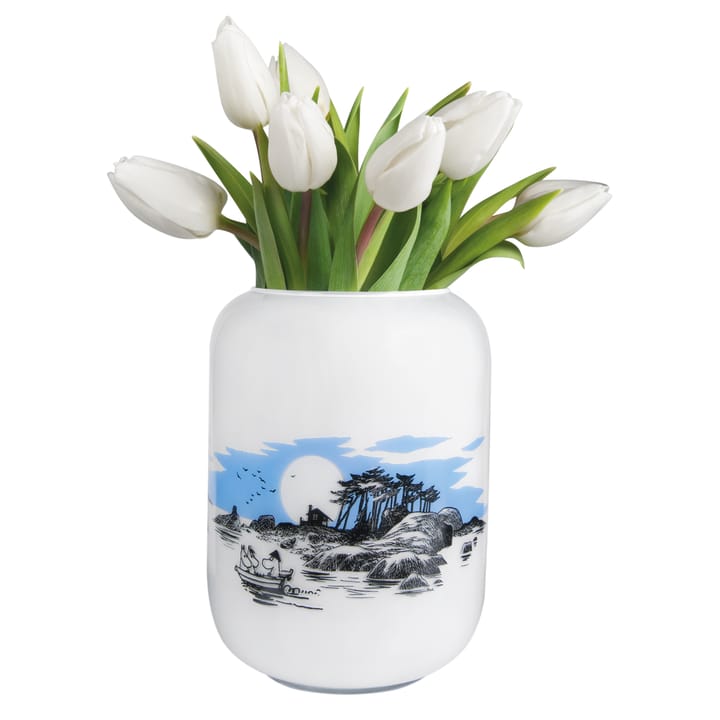 Moomin The Island vase - white - Muurla