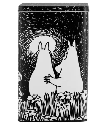 Moomin tin jar 12x8x20 cm - Friendship - Muurla