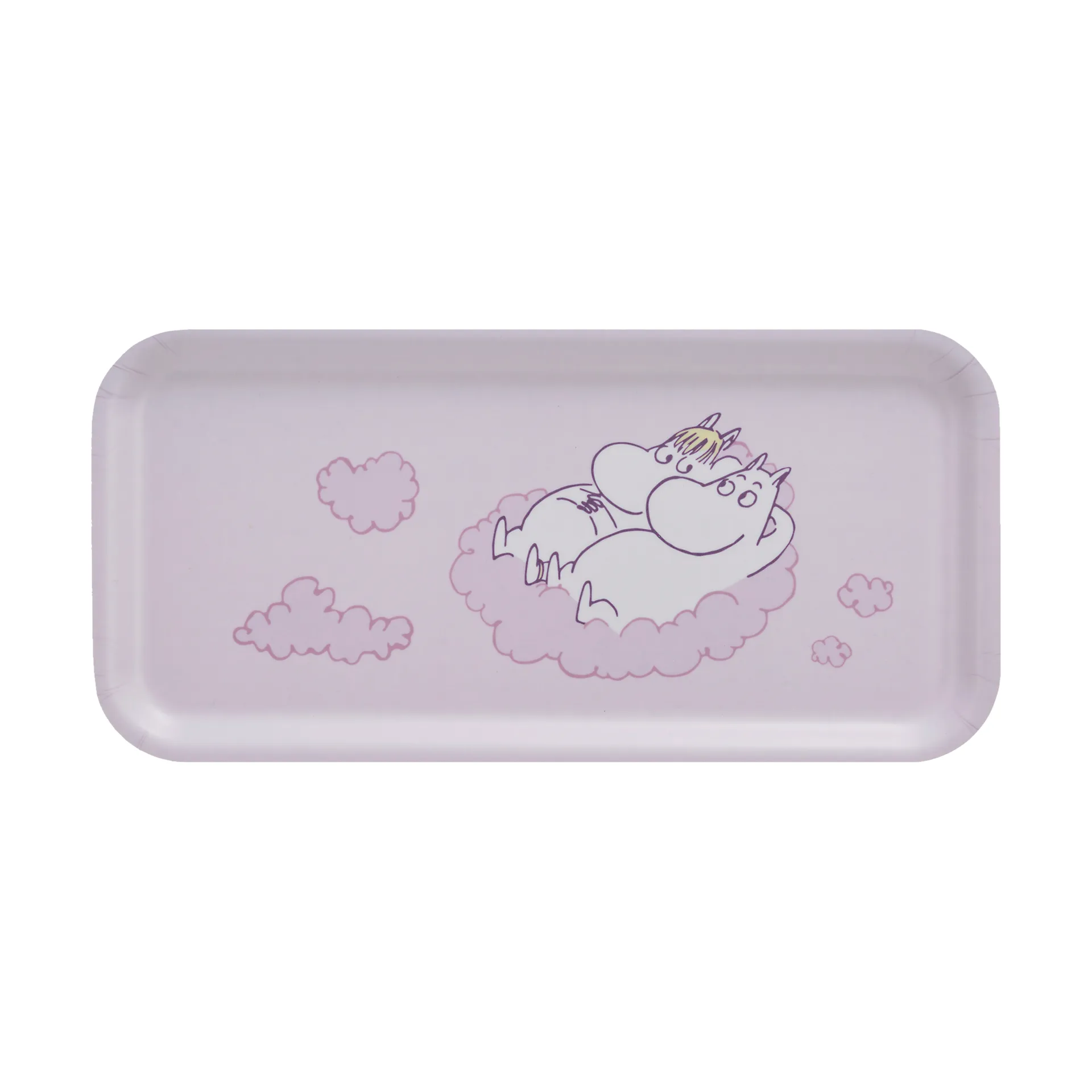 Moomin tray 13x27 cm, In the clouds Muurla