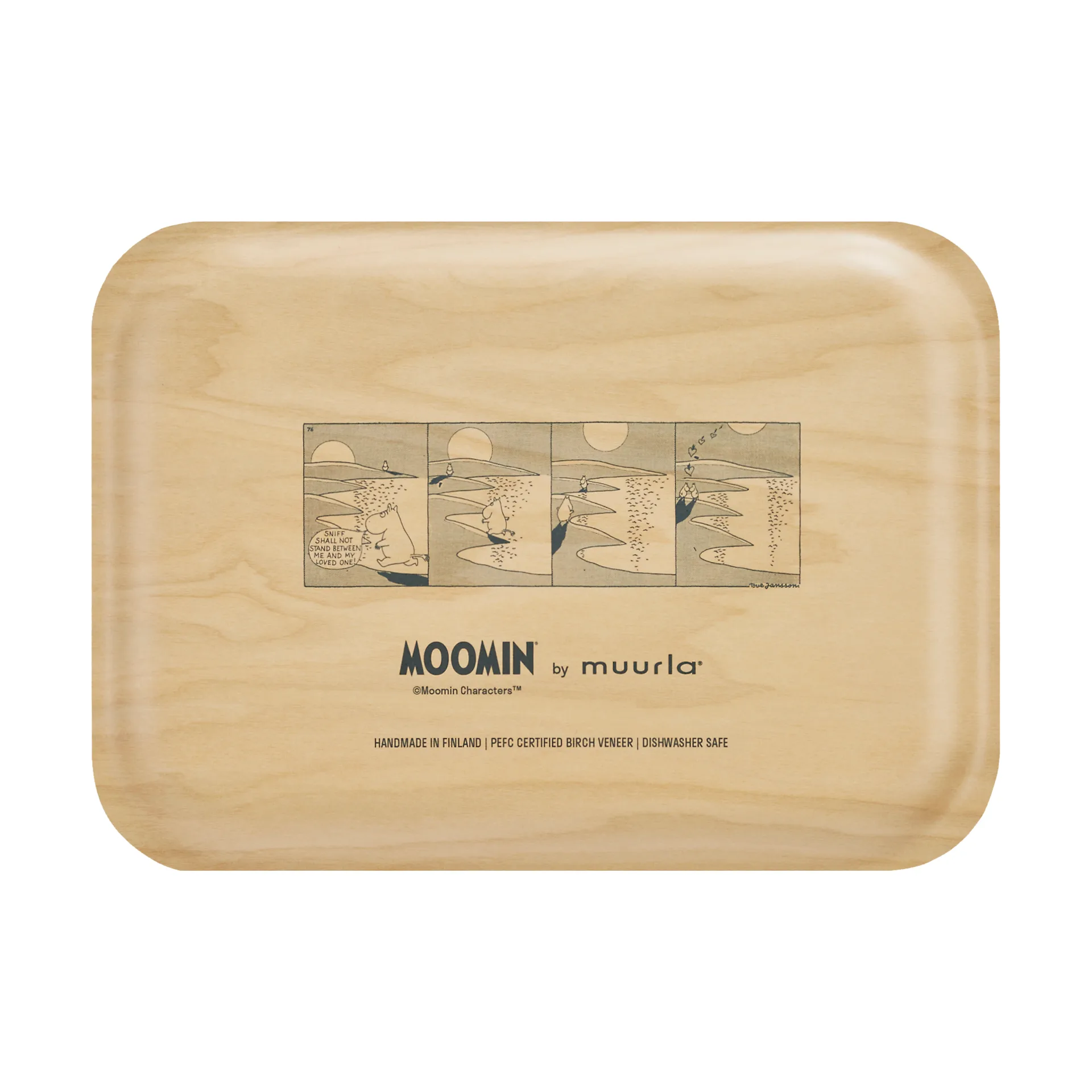 Moomin tray 20x27 cm, A moment Muurla