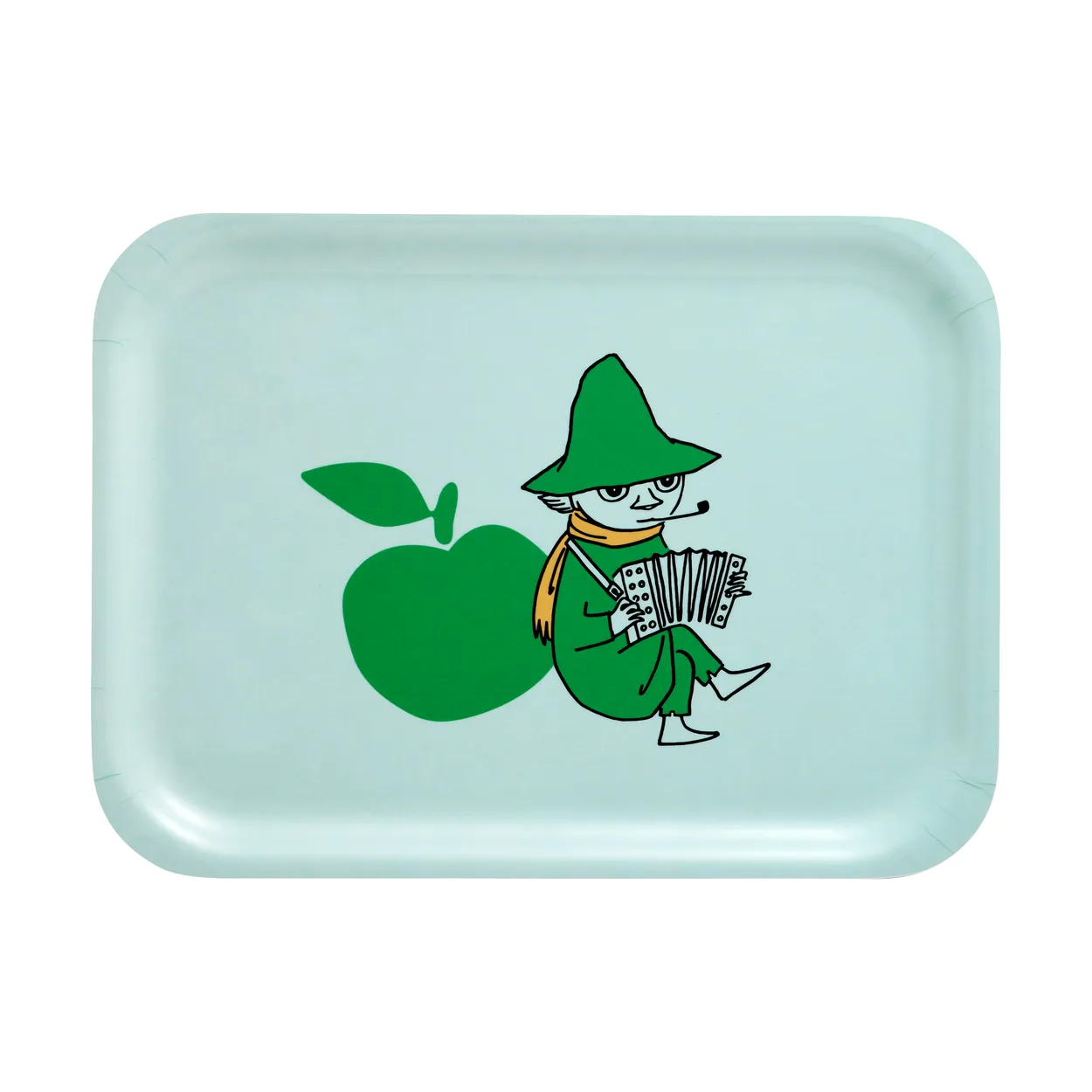 Muurla Moomin tray 20x27 cm Joyful Apples | Scandinavian Design | Trays | Green