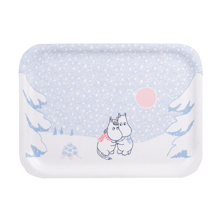 Moomin tray 20x27 cm - Let it snow - Muurla