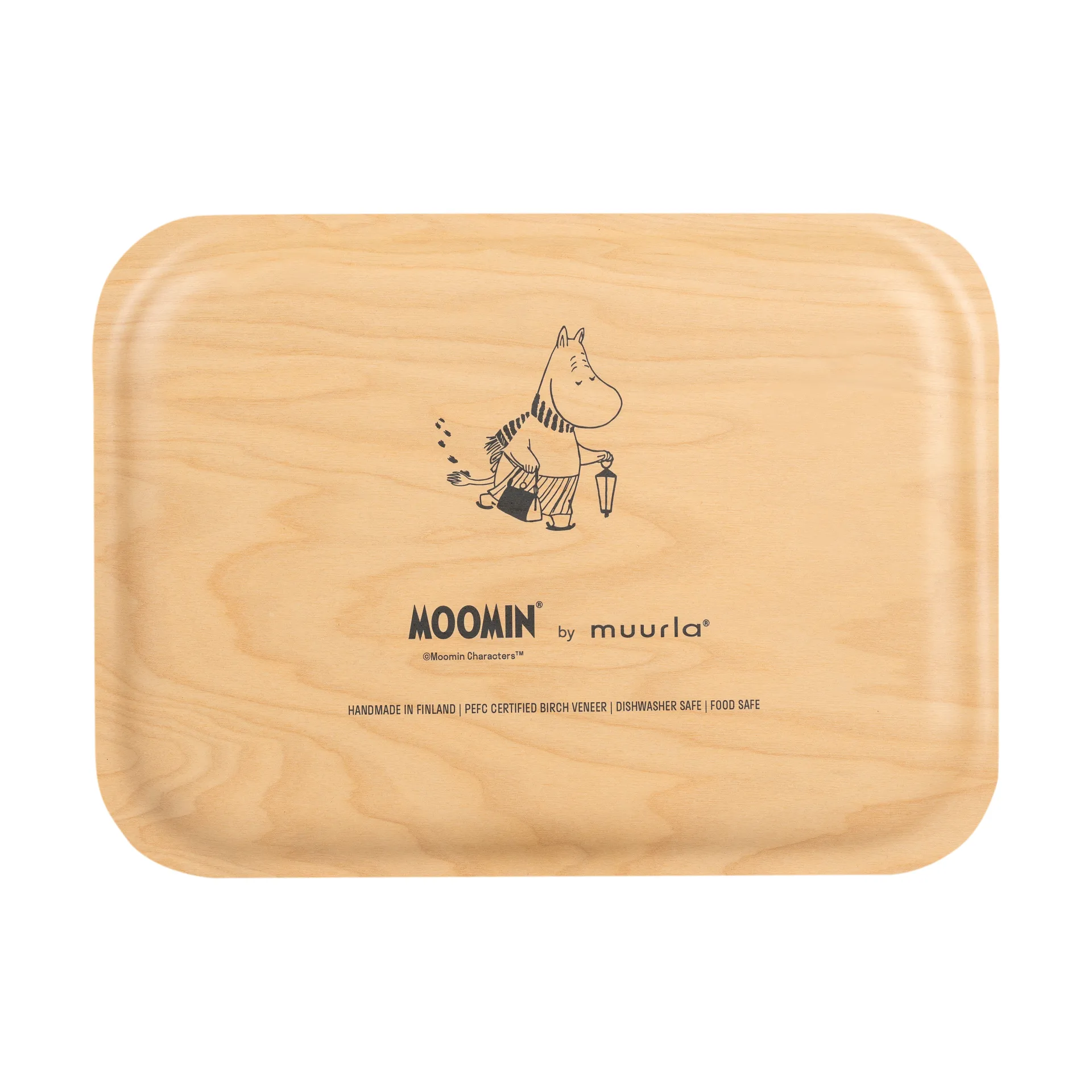 Moomin tray 20x27 cm, Let it snow Muurla