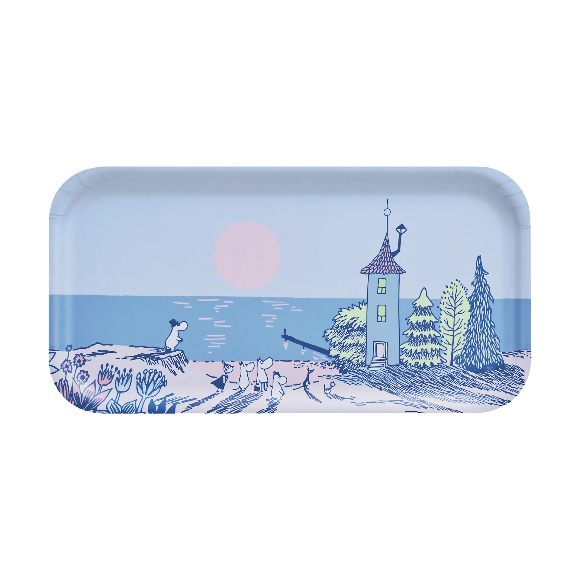 Moomin tray 22x43 cm, Sunset Muurla