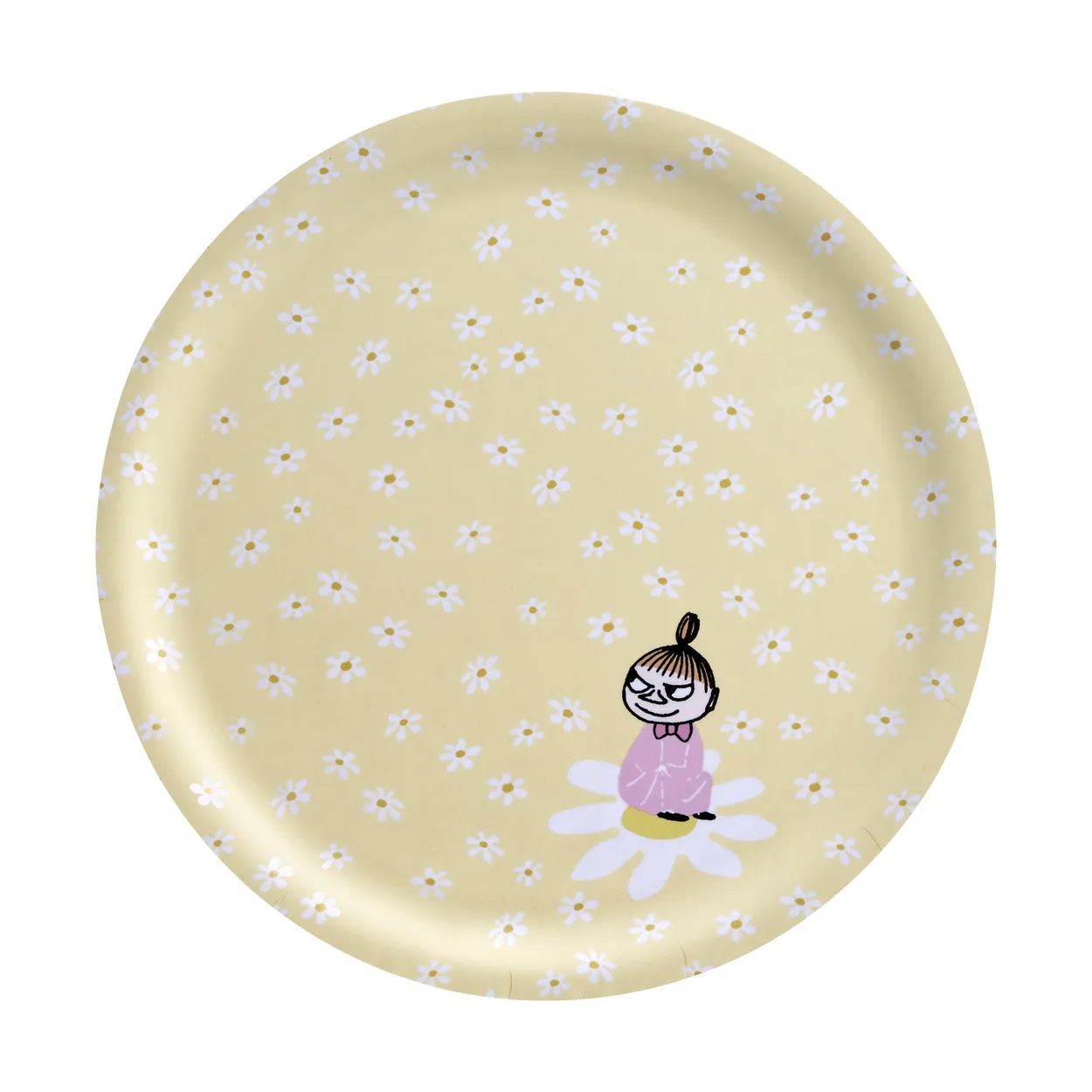 Muurla Moomin tray o25 cm Flowers | Scandinavian Design | Trays | Yellow