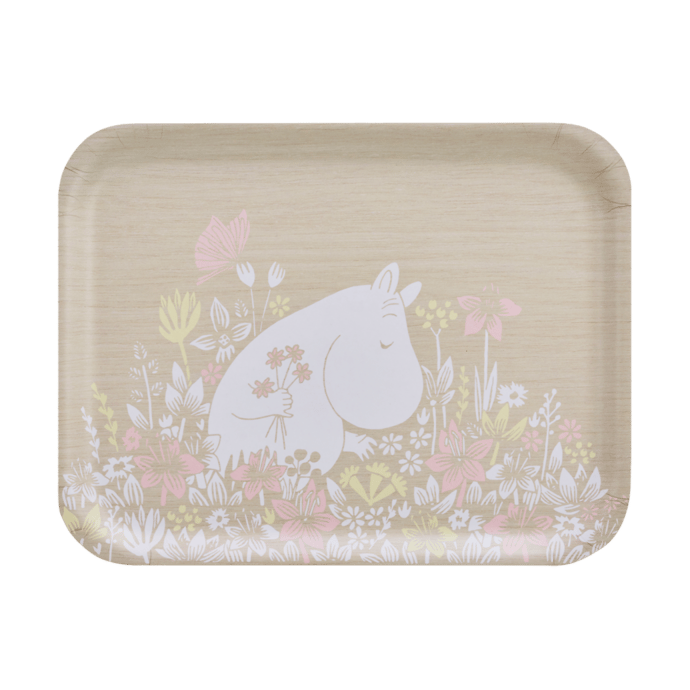 Moomin tray 28x36 cm - Flower field - Muurla