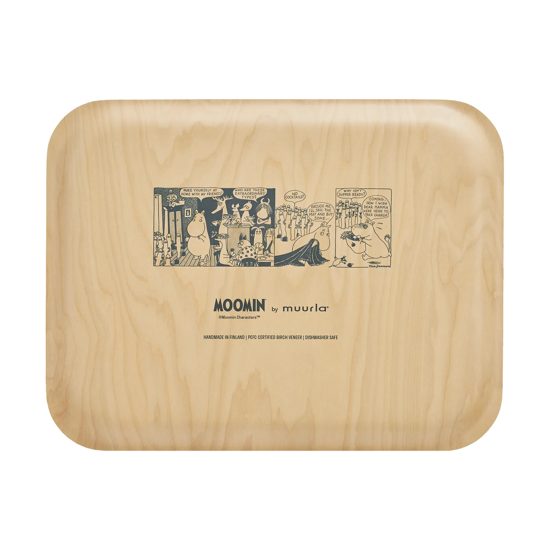 Moomin tray 28x36 cm, Room for all Muurla