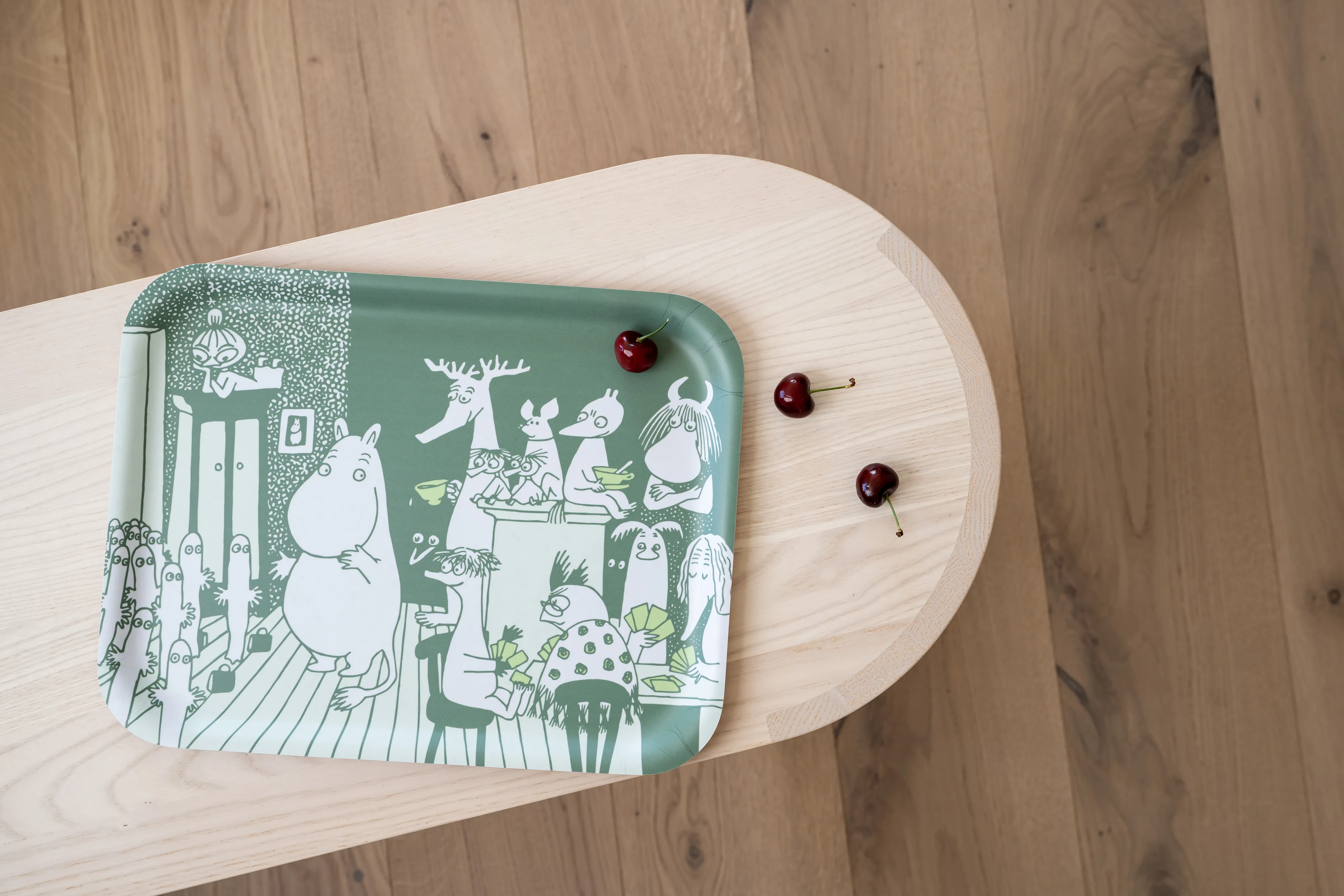 テーブル用品 MOOMIN tray plywood melamine processing テーブル用品