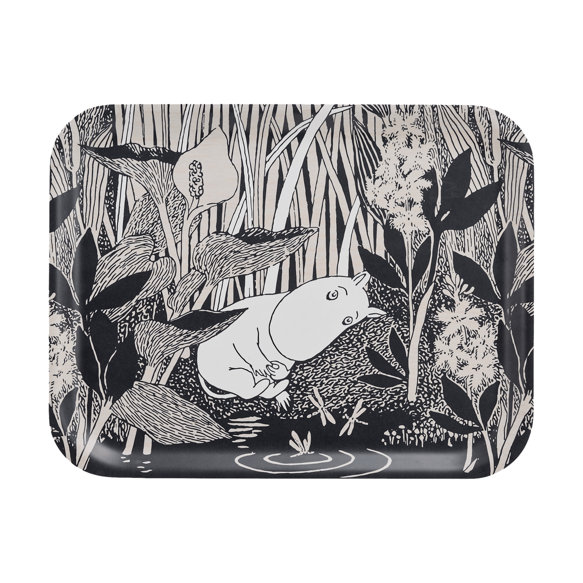 Muurla Moomin tray 28x36 cm The pond | Scandinavian Design | Trays | Beige